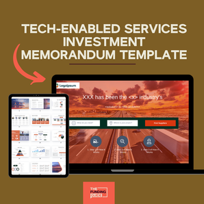 Tech Enabled Services Investment Memorandum Template - 75 Pages