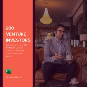 List of Venture Fund Investors – 280 Contacts